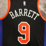 22/23 KNICKS BARRETT #9 Black City Edition Top Quality Hot Pressing NBA Jersey