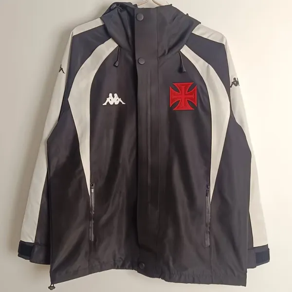 25/26  Vasco da Black Hooded  Windbreaker