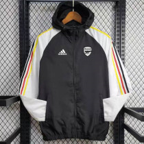 24/25 ARS Black & White Hooded Windbreaker(白袖）