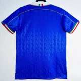 1995 Italy Home Blue Retro Soccer Jersey