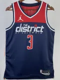 22/23 Wizards BEAL #3 Royal Blue Top Quality Hot Pressing NBA Jersey (Trapeze Edition)