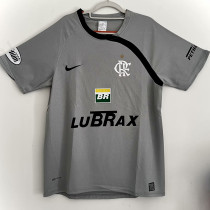 2008 Flamengo Grey Goalkeeper Retro Soccer Jersey