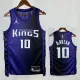23/24 Kings DeROZAN #10 Purple Flying Man Top Quality Hot Pressing NBA Jersey飞人版