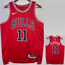22/23 BULLS DEROZAN #11 Red Top Quality Hot Pressing NBA Jersey