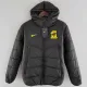 24/25 Al-Nassr Black Hooded Cotton Coat连帽棉衣