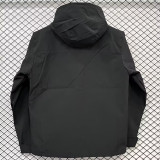 24/25 F700 NK Black Single Layer Windbreaker (连帽冲锋衣）