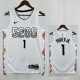 24/25 Nuggets PORTER JR. #1 White City Edition Top Quality Hot Pressing NBA Jersey