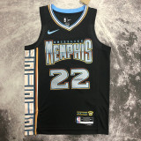 22/23 GRIZZLIES BANE #22 Black City Edition Top Quality Hot Pressing NBA Jersey
