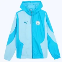 24/25  Man City Sky Blue Hooded Windbreaker