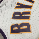 2009/10 LAKERS BRYANT #24 White Retro Top Quality Hot Pressing NBA Jersey(V领)