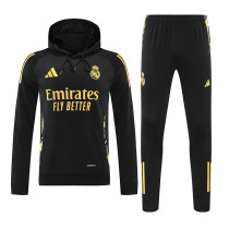 24/25 RMA Black Hooded  Tracksuit