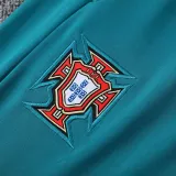 25/26 Portugal Green Polo Collar Pants Set