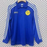 24/25  Leeds United Blue Long Sleeve Retro Soccer Jersey
