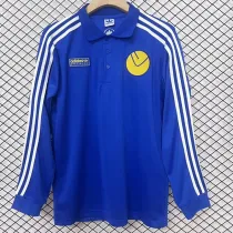 24/25  Leeds United Blue Long Sleeve Retro Soccer Jersey