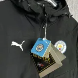24/25 Man City Black Hooded Windbreaker(Y15冲锋衣）