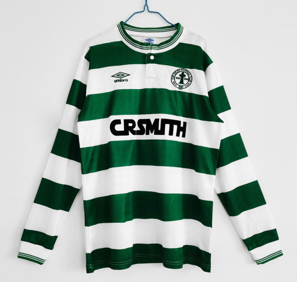 1987/1988 Celtic Home Long Sleeve Retro Soccer Jersey (长袖)