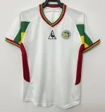 2002 Senegal White Retro Soccer Jersey
