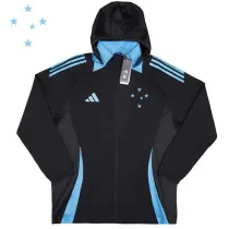 24/25 Cruzeiro Black Hooded Windbreaker