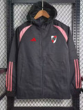23/24 River Plate Black  Windbreaker