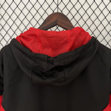 23/24 Man Utd Black Red Windbreaker