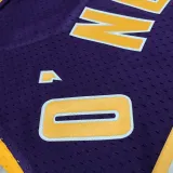 2000 LAKERS O‘NEAL #34 Purple Retro Top Quality Hot Pressing NBA Jersey(V领)