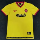 1997/1998 LIV Away Yellow Retro Soccer Jersey