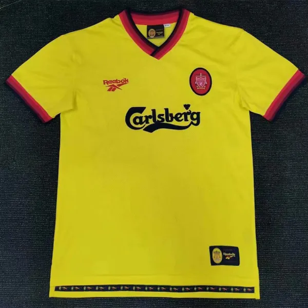 1997/1998 LIV Away Yellow Retro Soccer Jersey