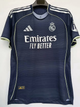 25/26 RMA Away 1:1 Player Version Soccer Jersey