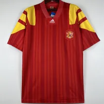 1992/1994 Spain Home Retro Soccer Jersey
