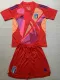 2024 Italy Red Puzzle Goalkeeper Kids Soccer Jersey