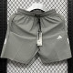 2025 DF2061 AD Whit Grey Casual shorts(白灰带短二杠）