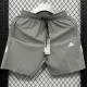 2025 DF2061 AD Whit Grey Casual shorts(白灰带短二杠）