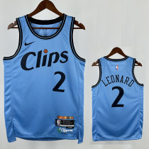 24/25 Clippers LEONARD # 2 City Edition Top Quality Hot Pressing NBA Jersey