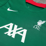 24/25 LIV Green Training Short Suit(绿色红肩）