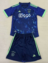 24/25 Ajax Blue  Concept Edition Kids Soccer Jersey