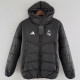 24/25 RMA Black Hooded Cotton Coat连帽棉衣