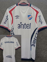 25/26 Club Nacional Home Fans Soccer Jersey(Print all sponsors、全广告)