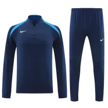 24/25 NK Sapphire Blue Half Zipper Sportswear # 812宝蓝(半拉链)