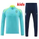 24/25 Brazil  Green Kids Half Pull Tracksuit (半拉链、童装）
