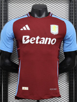 24/25 Aston Villa Home  Player Version Soccer Jersey