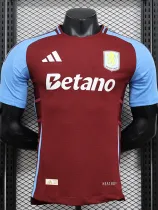 24/25 Aston Villa Home  Player Version Soccer Jersey