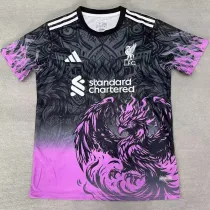 25/26 LIV Purple Eagle's head  Fans Training Shirts 紫色鹰