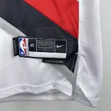 22/23 Trail Blazers AFIDIA #8 White City Edition Top Quality Hot Pressing NBA Jersey