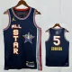 24/25 ALL-STAR EDWARDS #5 Royal Blue Top Quality Hot Pressing NBA Jersey