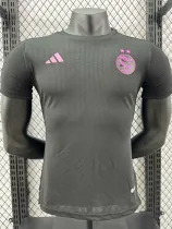 24/25  Algeria Black Player Version Soccer Jersey(紫色队标）