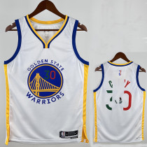 WARRIORS MEXICO #30 White Edition Top Quality Hot Pressing NBA Jersey (V领）