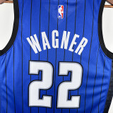 22/23 Magic WAGHER #22 Royal blue Top Quality Hot Pressing NBA Jersey (Trapeze Edition)