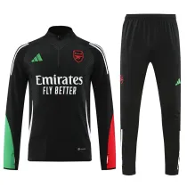24/25  ARS Black Player Version Half Pull Tracksuit  (球员版黑、半拉链)