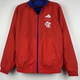 23/24 Flamengo Red & Blue Double Sided Windbreaker (双面风衣)