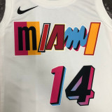 22/23 HEAT HERRO #14 White City Edition Top Quality Hot Pressing NBA Jersey